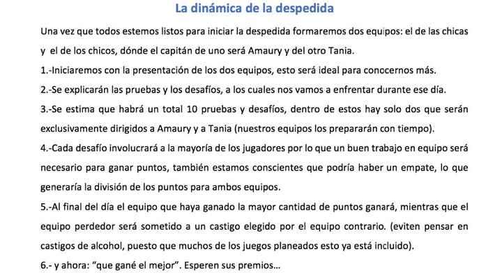 Las reglas del juego