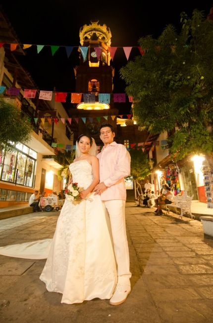 Afuera de la iglesia