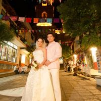 Afuera de la iglesia