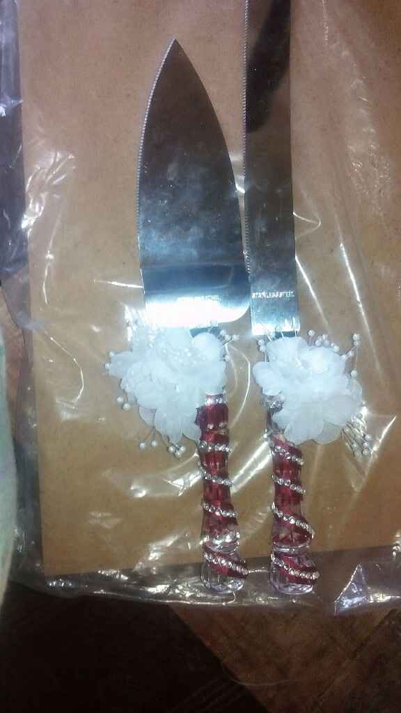 Mi cuchillo & palita para el pastel!!!! - 1