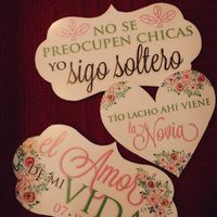 Letreros para los Pajes