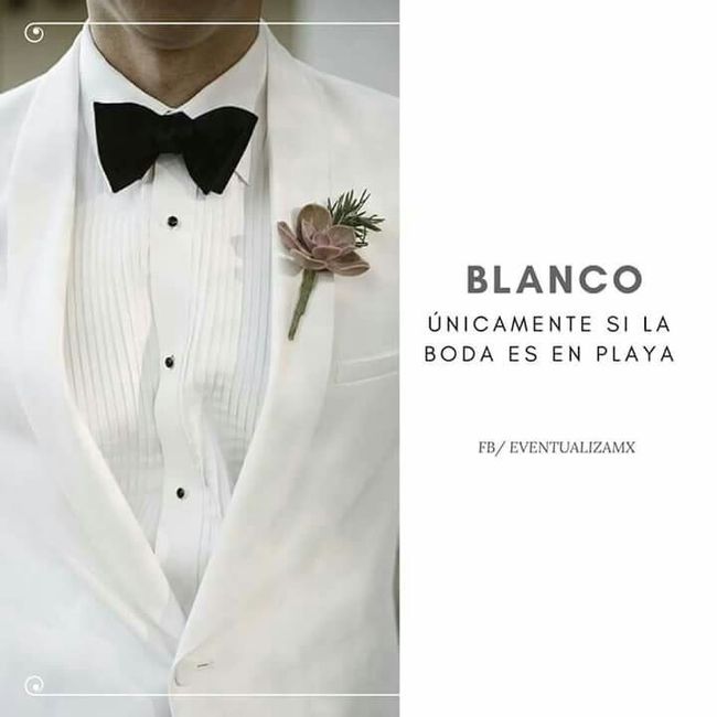 Cuando y donde usar cada color de traje de novios. - 5