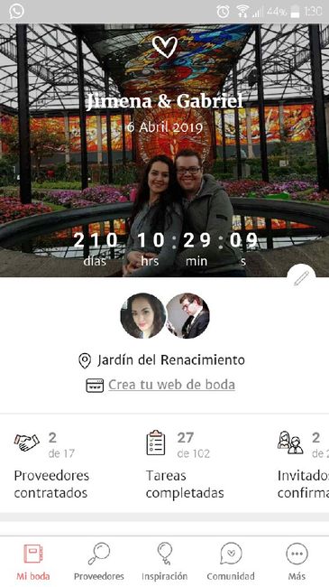 Mi marcador 😍 84 días  enseñen sus marcadores 👰 - 1
