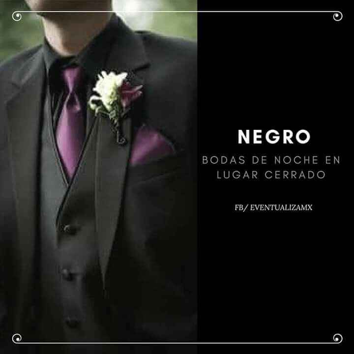 Cuando y donde usar cada color de traje de novios. - 1