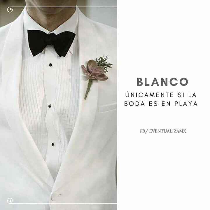 Cuando y donde usar cada color de traje de novios. - 5