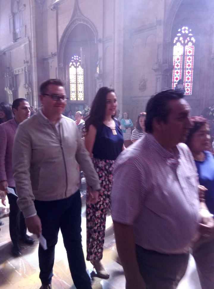 entrando a misa