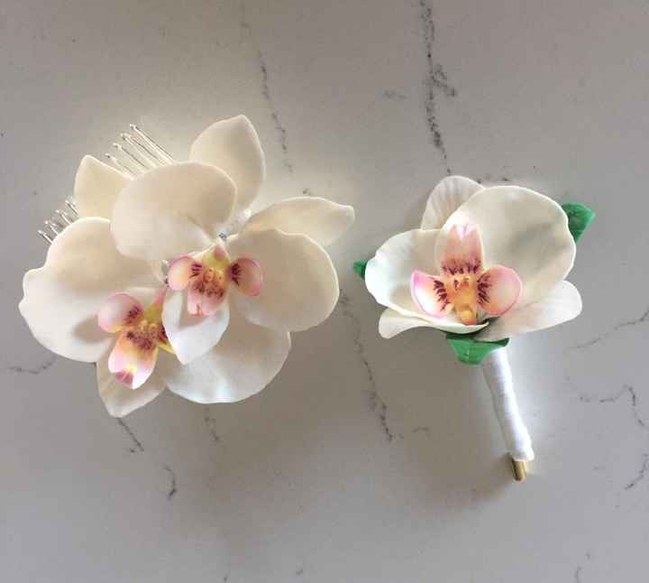 Tocado y corsage - 1