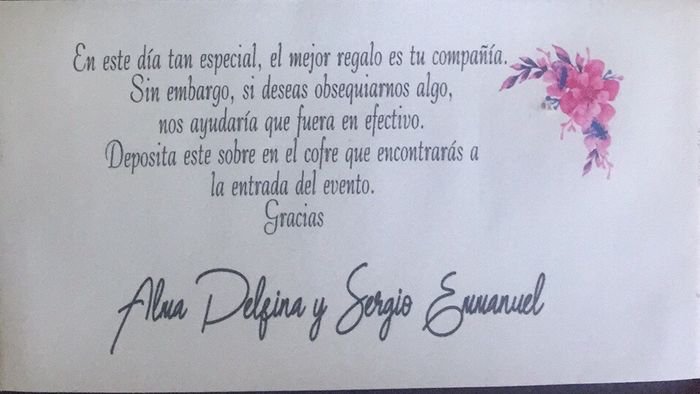 ¿Cómo pedir dinero en tu boda? - 1