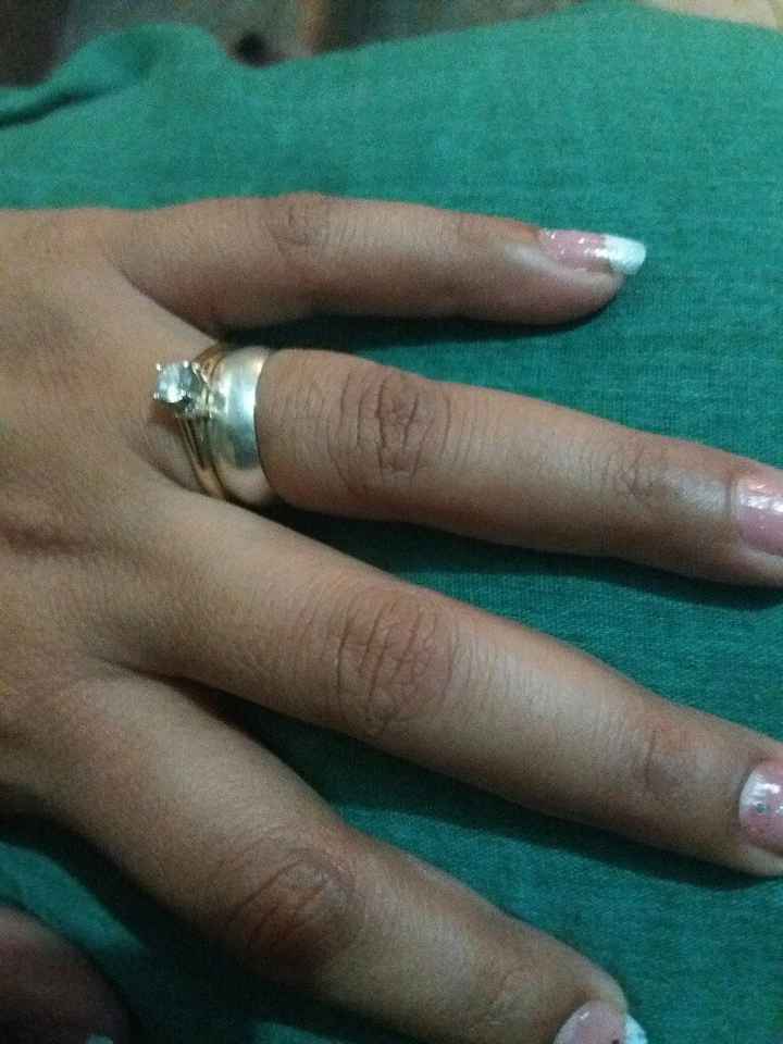 Anillo de copromiso y promesa - 1