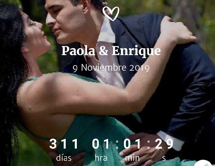 Mi marcador en el primer día del año 2019⏳👰🏻🤵🏻 - 1