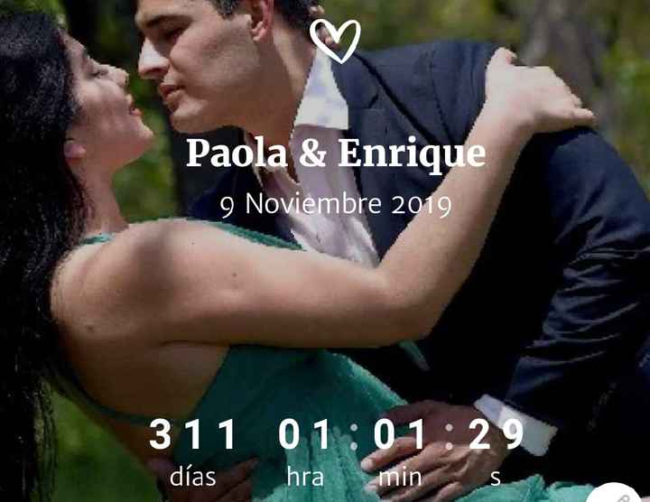 Mi marcador en el primer día del año 2019⏳👰🏻🤵🏻 - 1