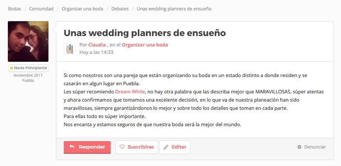 Mi debate se ha creado 