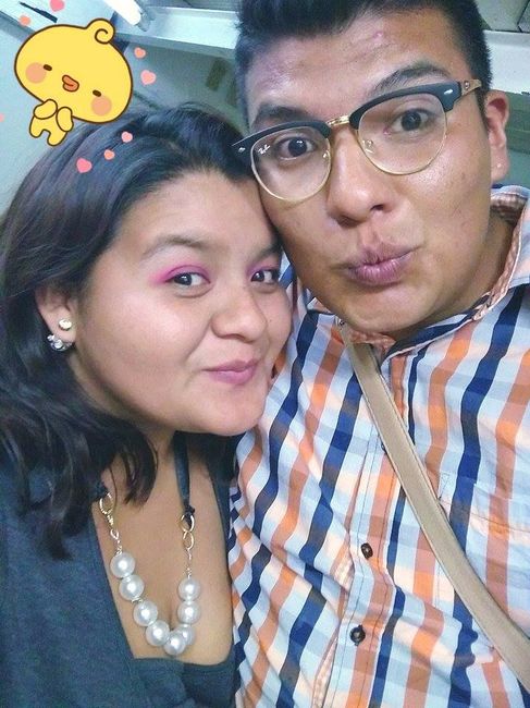 festejando a su suegra 