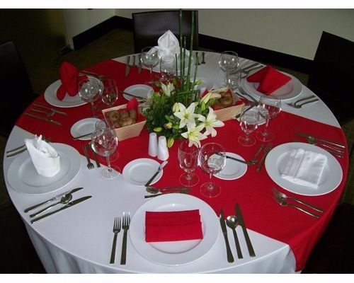 camino de mesa rojo 1