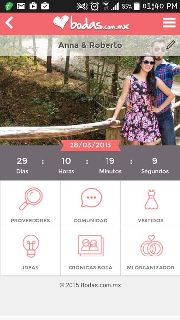 Mi contador de boda... cómo va el suyo brides & grooms?? - 1