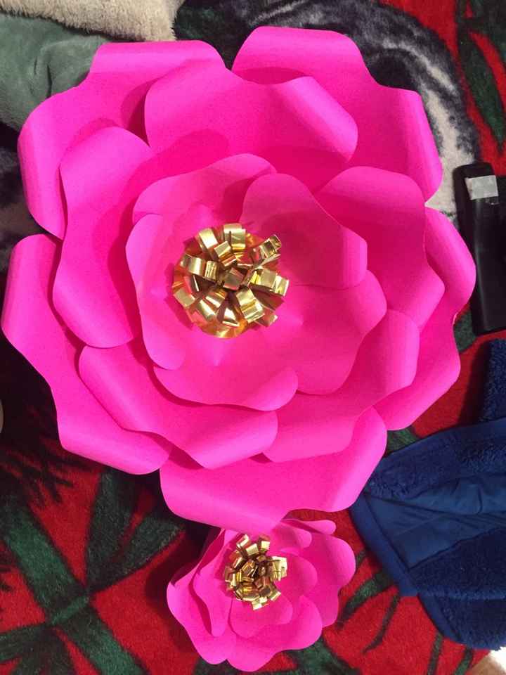  Flores de papel para despedida - 1