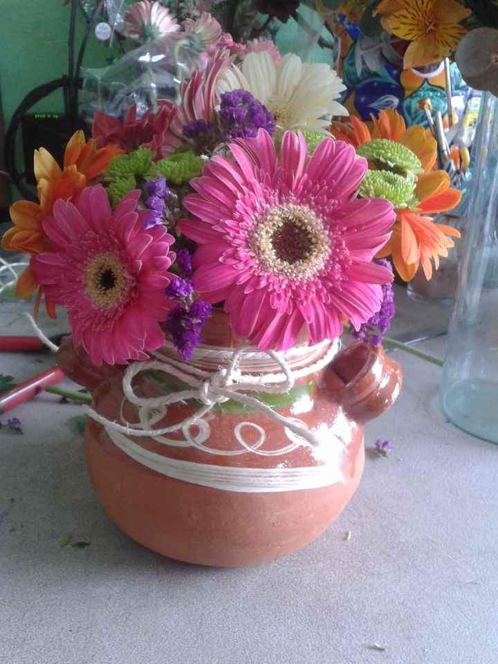 nuestros arreglos de mesa