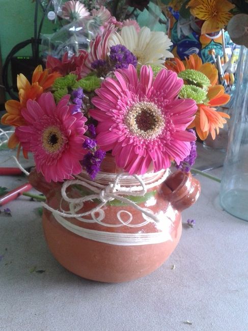 nuestros arreglos de mesa