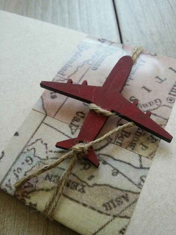 Ya tengo mis invitaciónes de avión!! - 1