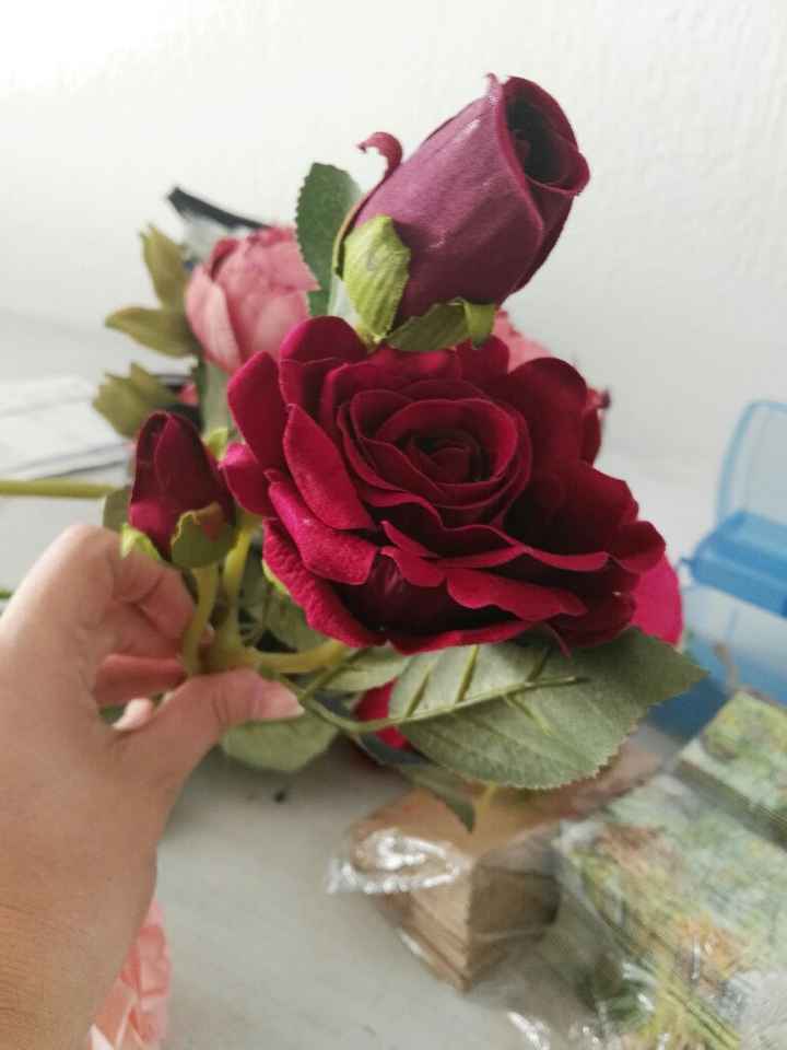Llegaron mis flores, cajitas, dijes de avión de aliexpress!! - 2