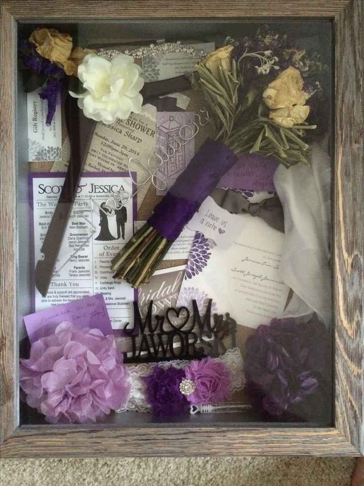 Hermosas ideas para guardar el ajuar!(ramo,liga,velo, aretes, etc) - 6