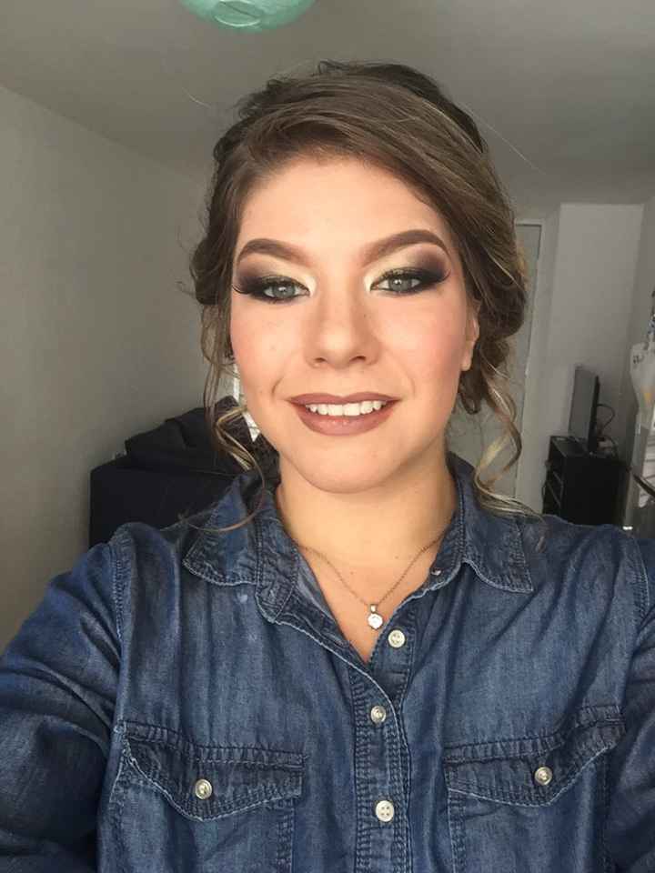 Mi prueba de maquillaje y peinado!💄💋🤳🏻💁🏼 - 1