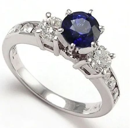 Anillos de compromiso en colores oscuros 2