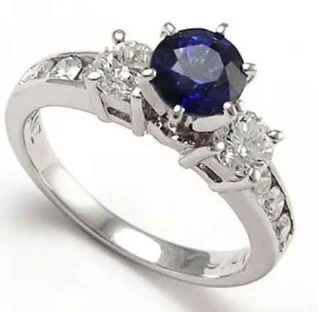 Anillos de compromiso en colores oscuros - 1