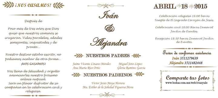 FORMATO INVITACION