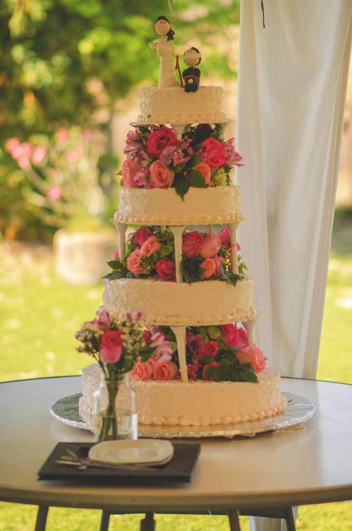 Nuestro pastel de bodas