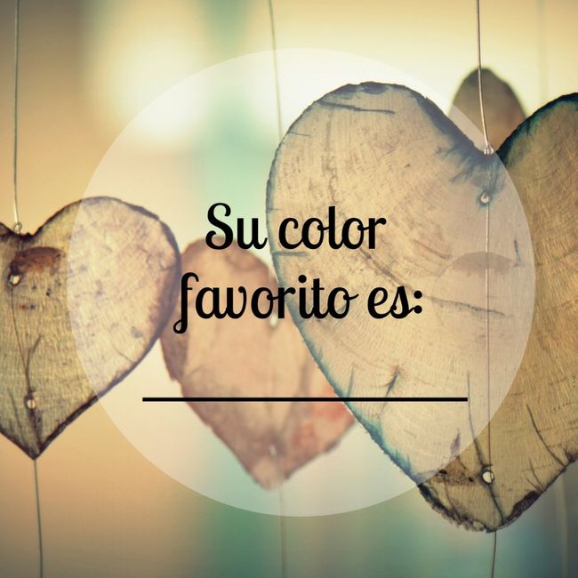 Su color favorito es___ 1