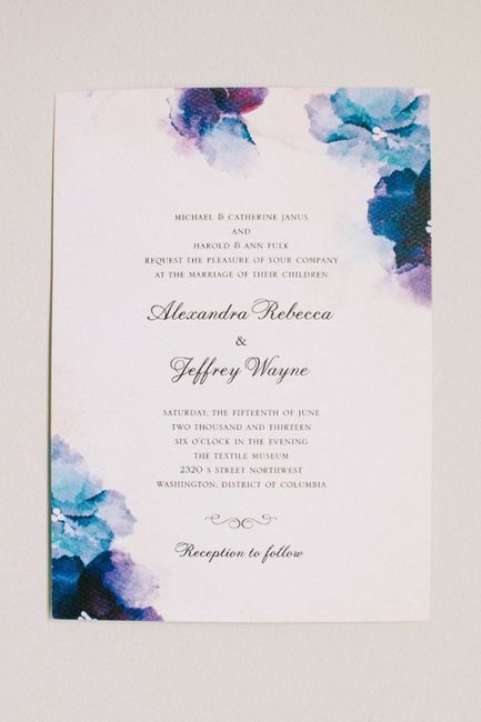 ¡Alerta! Tendencia en invitaciones: Flores y más flores 5