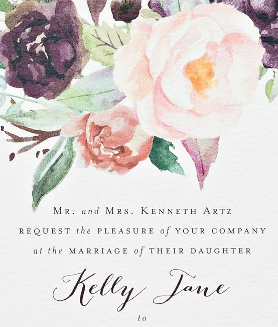 ¡Alerta! Tendencia en invitaciones: Flores y más flores 6