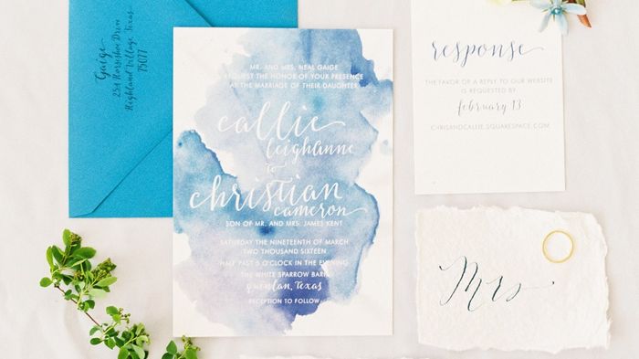 ¡Alerta! Tendencia en invitaciones: Flores y más flores 8