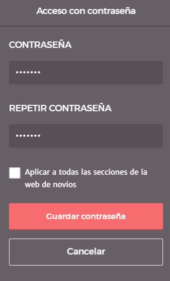 3. Pero si si quieres que haya una contraseña para acceder, da clic en cambiar contraseña y decide c