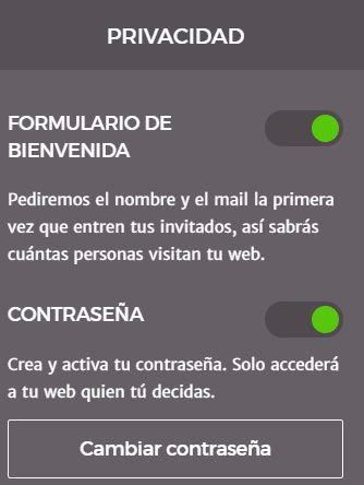 2. Saldrá un menú a la izquierda y hasta abajo verás "Privacidad" si no quieres que les pida la cont
