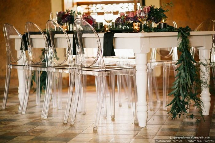 ¡Conoce los diferentes tipos de sillas para tu boda! 1