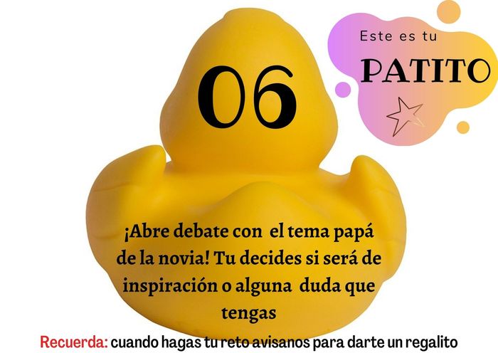 Feria de bodas: Elige tu patito 🐥🐤 9