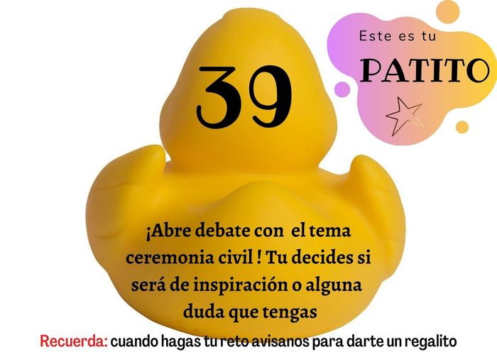 Feria de bodas: Elige tu patito 🐥🐤 8