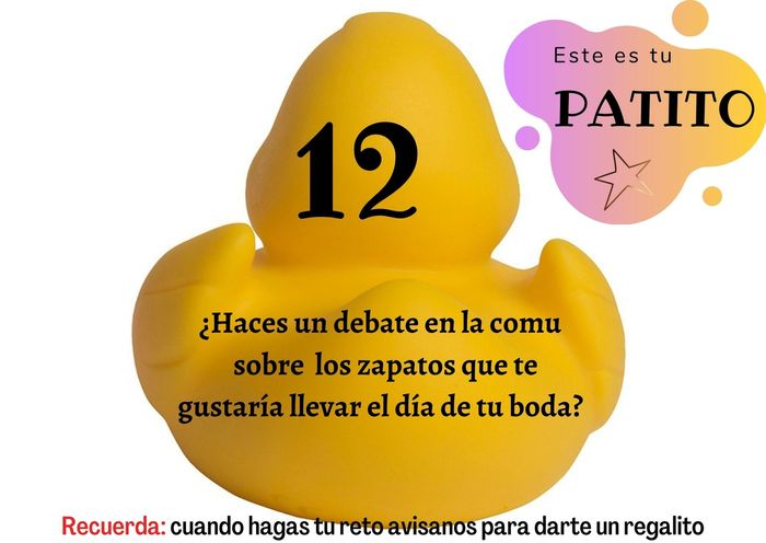 Feria de bodas: Elige tu patito 🐥🐤 20