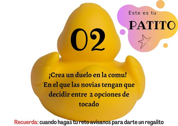 Feria de bodas: Elige tu patito 🐥🐤 11