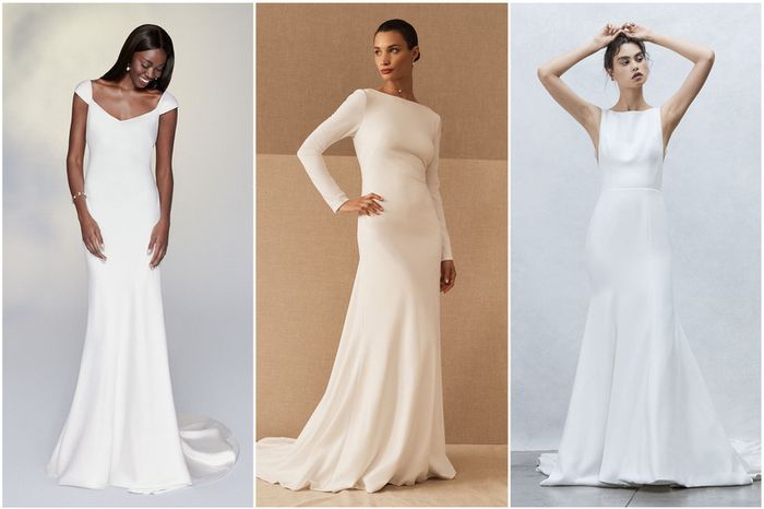 Tendencias en vestidos de novia 2022: Escotes Y minimalismo 3