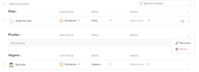 ¿Cómo se modifican las opciones de menú? 2