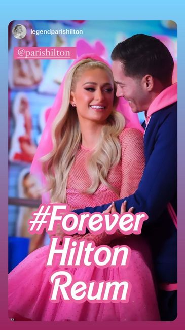 La boda Neon y Vestido de Novia Rosa de Paris Hilton!💋💍 7