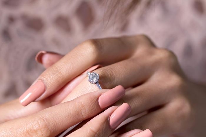Uñas rosas para novias, ¿cuál te gusta más? 2