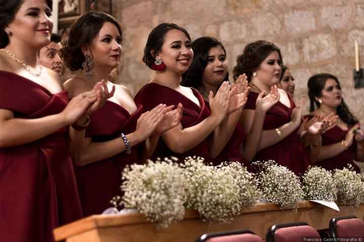 Color de vestido de damas en frío - 3