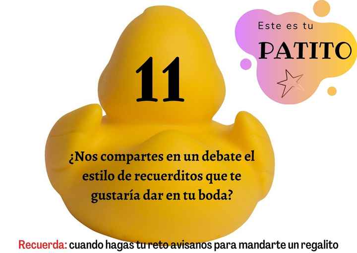 Feria de bodas: Elija tu patito 🐥🐤 - 1