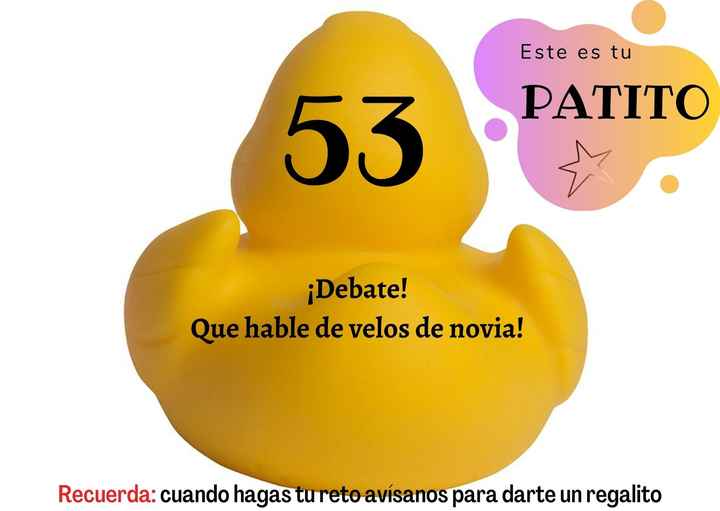 Feria de bodas: Elija tu patito 🐥🐤 - 1