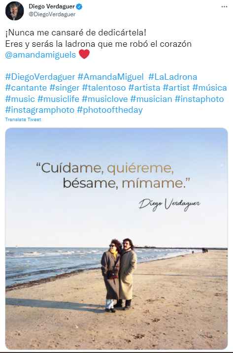 La tierna despedida de Diego Verdaguer a Amanda Miguel - 1