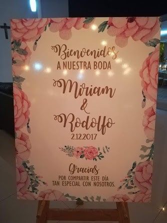 Letrero de Bienvenida